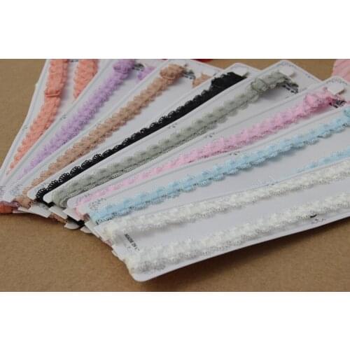 New Fashion Natural color Wide hook chest women Bra Shoulder Strap colorful Charming lace plastic buckle 10pcs/lot random color