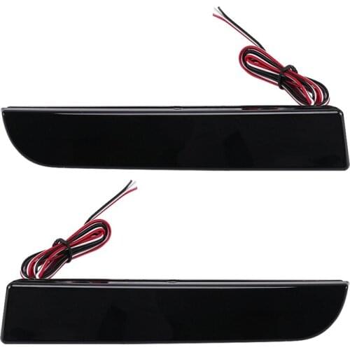 Novel-LED Bumper Reflectors Lights Sequential Turn Signal Light for Mitsubishi Lancer Evolution X Outlander Tail Rear