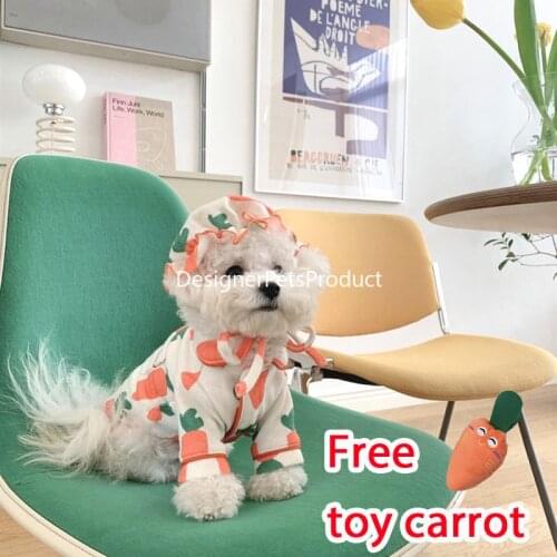 Dog Clothes New Arrival Pet Clothes Dog Outfit Clothing Dog Sleeping Pajamas Dog Hat Cute Pet Costume Chihuahua Pomeranian 10318