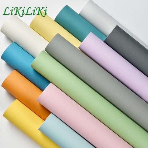 Solid Color Self Adhesive Vinyl Wallpaper Living Room Kitchen Cabinet Furniture Sticker Waterproof Contact Paper Room Decor Film