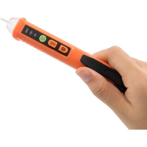 PEAKMETER PM8909 Intelligent Non Contact AC Voltage Tester Accurately Tester Pen Circuit Adjust Sensitivity Detector Test Pencil