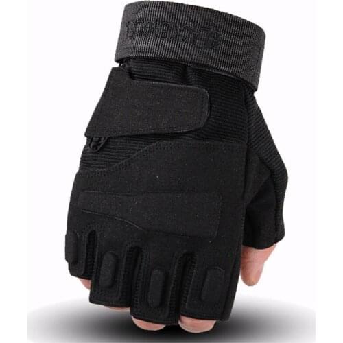 Semi-finger gloves for mens winter sports and fitness gloves for outdoor cycling and mountaineering