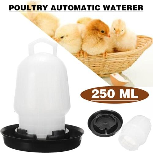 1Pc Plastic Poultry Automatic Waterer Chicken Waterer Chicken Quail Poultry Bird Pheasant Feed Drink Water Tool Automatic Feeder