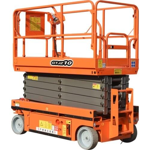 Qiyun CE ISO Self Propelled Scissor Lift Elevators Work Platform Lift Platform AC DC Power With ODM/OEM
