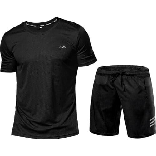 Mens Sportswear Tracksuit Gym Compression Clothing Fitness Running Set Athletic Wear T Shirts Ropa Deportiva Hombre Camisetas