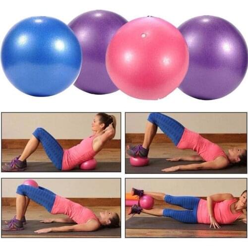 High Quality 25cm Fitness Yoga Ball Explosion-proof Frosted Fitness Pilates Balance Ball Indoor Training Yoga Ball Exercise Tool