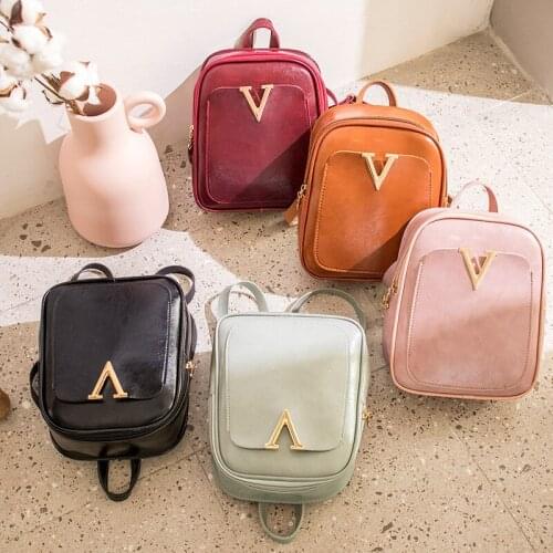 Mini Women Backpack Ladiess Ruckpack PU Leather Fashion Sheepskin Drawstring Shoulder Bag Crossbody Bag Casual Small Backpack