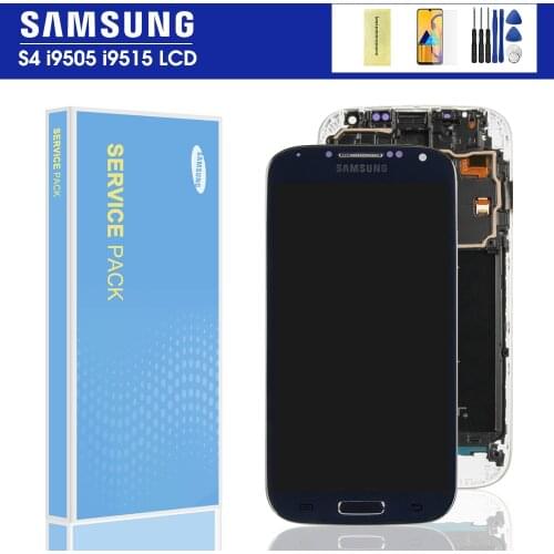 IPS LCD for Samsung Galaxy S4 lcd digitizer Touch Screen GT-i9505 i9500 i337 LCD Display with Frame Assembly Replacement Parts