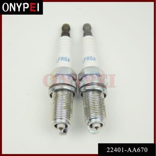 4 PCS Iridium Spark Plug 22401-AA670 SILFR6A For Subaru Impreza Forester Legacy 2.5L 22401AA670 22401 AA670