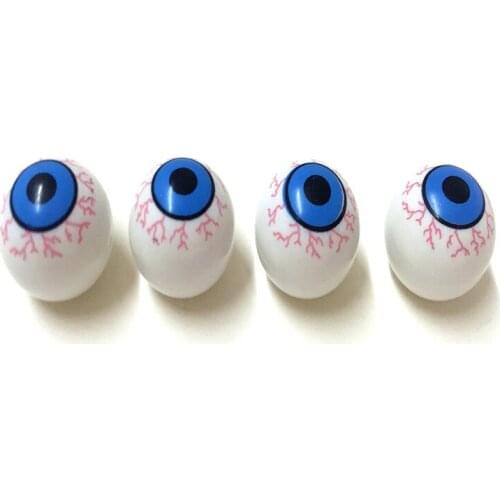4Pcs/Lot Creative Anti-Dust Car Eye Ball Wheel Tire Tyre Air Dust Stem Valve Covers Caps For Car Truck Motocycle Bicycle