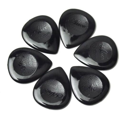 50pcs X-Heavy 3mm Teardrop Black Guitar Picks Plectrums For Electric Guitar Jazz