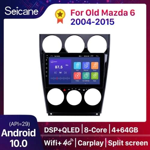 Seicane Android 8.1 Car GPS multimedia player for Old Mazda 2004-2014 2015 6 Support Steering Wheel Control OBD2 Carplay DVR