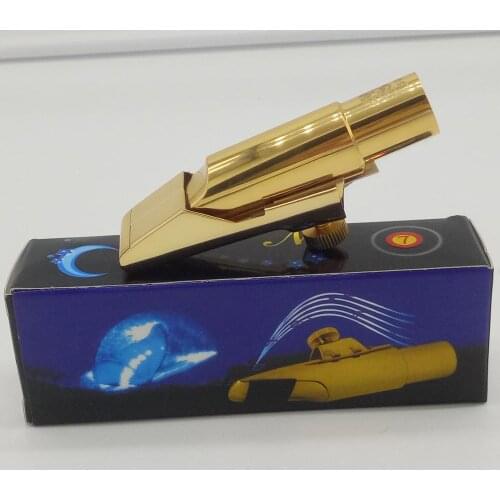 Free Shipping Professional France Tenor Soprano Alto Saxophone Metal Mouthpiece Gold Lacquer S90 Sax Mouthpiece Sax 5 6 7 8 9