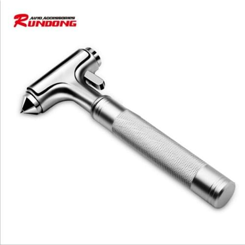 All-metal car safety hammer Practical fire emergency escape life-saving hammer window breaker