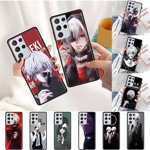 Phone Case for Samsung S20 FE S21 UItra S10 Plus Note 20 Ultra 10 S9 S8 9 Lite Cover Bag Capa Bumper Hot Anime Tokyo Ghoul