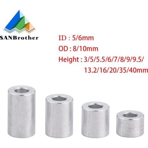 3D Printer Part Openbuilds Aluminium Spacer V-slot Isolation Column Separate Pillar Quarantine Bore 5MM Reprap 3D Print Pulley