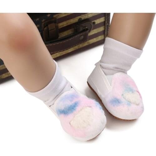 Bobora First Walker Cute Baby Shoes Infant For Baby Girls Boys Newborns Leather Moccasins Soft Footwear Shoes Sneakers