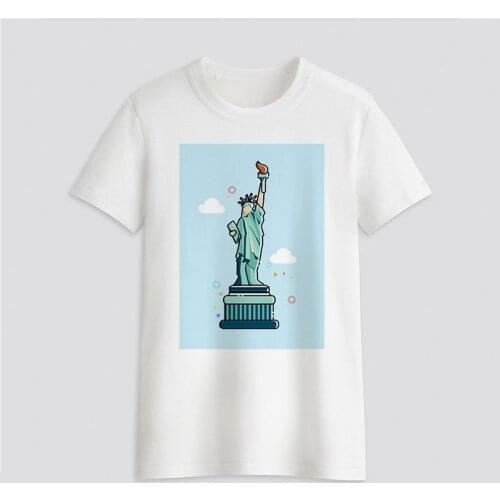 Princess Kawaii Harajuku T Shirt Women Ullzang Cute T-shirt Funny Statue Graphic Tshirt Short Sleeve Funny Girls Tshirt