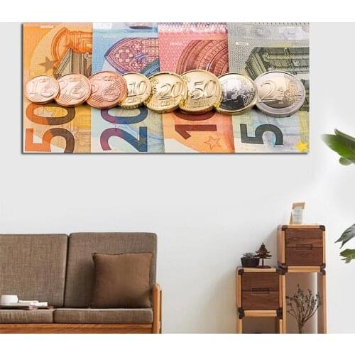 Graffiti Street Money Art Canvas Painting Posters and Prints Wolf of Wall Street Pop Art for Living Room Decor