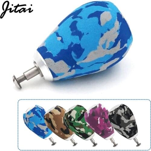 JITAI DIY EVA Fishing Knob For Baitcasting Trolling Fishing Reel Rocker With Fitting Replacement Parts Accessory Fishing Tackle