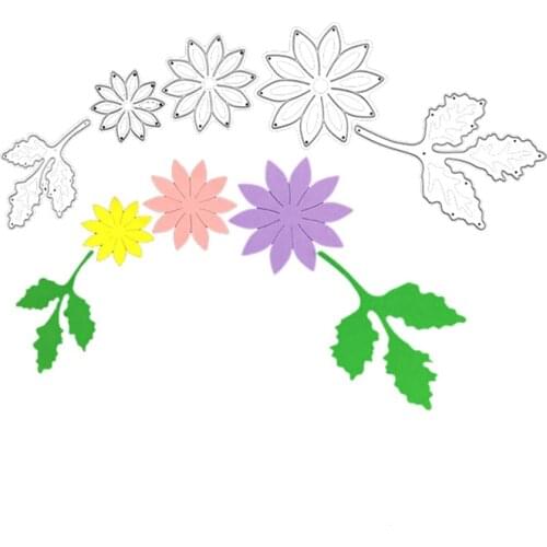 Julyarts Flower Leaves Cutting Dies New Natal For DIY Die Scrapbooking Paper Album Card Making Embossing Cutting Craft
