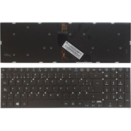 NEW Spanish laptop Keyboard for Acer Aspire V3-731 V3-771 V3-771G backlight SP keyboard