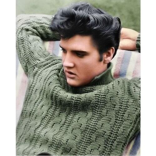 Handsome Elvis Mosaic 5D DIY Diamond Painting Home Decoration Diamond Embroidery Classic Style Square Rhinestone