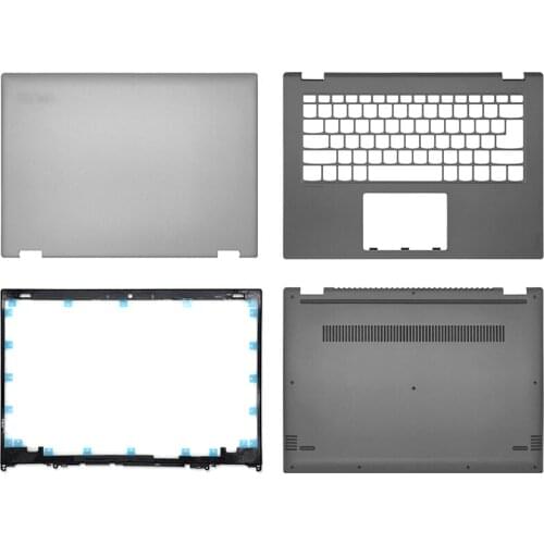 NEW For Lenovo Yoga 520-14 520-14IKB FLEX 5-14 LCD Back Cover/Front Bezel/Palmrest/Bottom Case Laptop ABCD Cover Case Gray
