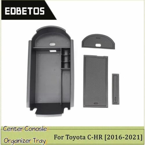Armrest Box Storage For Toyota C-HR CHR 2016 2017 2018 2019 2020 Stowing Tidying Car Organizer Internal Accessories CHR