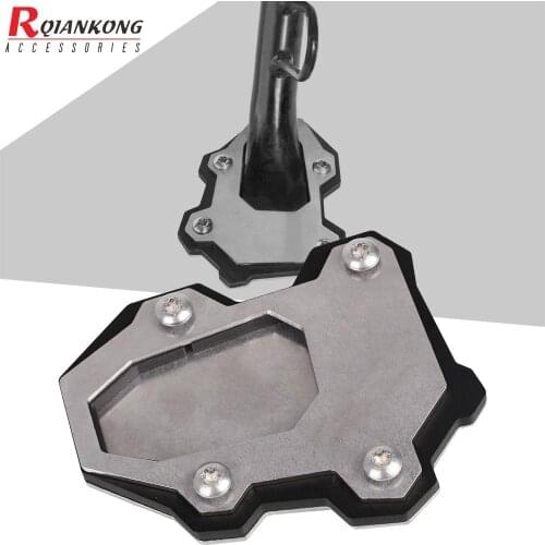 Motorcycle Kickstand Foot Side Stand Extension Base Enlarger Plate Pad For Suzuki V-strom 1000 VStrom 1000XT 2014 2015 2016-2019