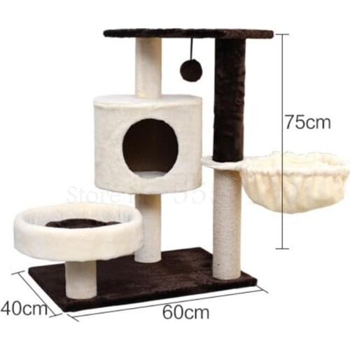 Cat Climbing Frame Cat Nest Cat Tree Cat Shelf One Villa Large Cat Jumping Platform Cat Grabbing Post Supplies Cat Sisal To
