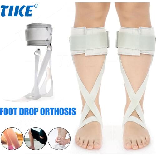 TIKE AFO Adjustable Foot Ankle Brace Orthosis Wrap Corrector Brace Relief Pain Feet Protection Corrective Splint Foot Drop Brace