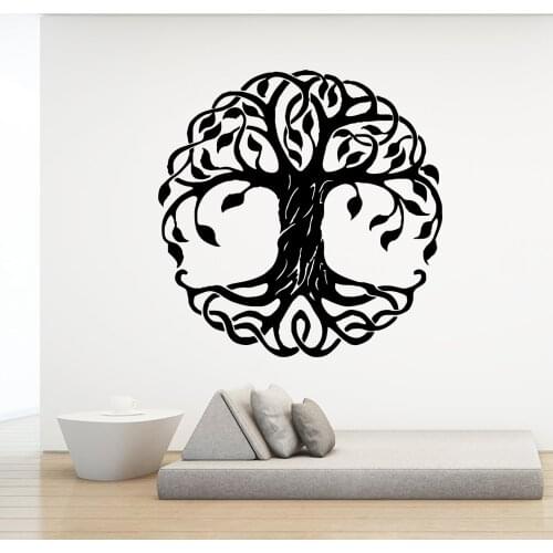 Hot Tree totem Self Adhesive Vinyl Wallpaper For Kitchen Restaurant Wall Art Decal