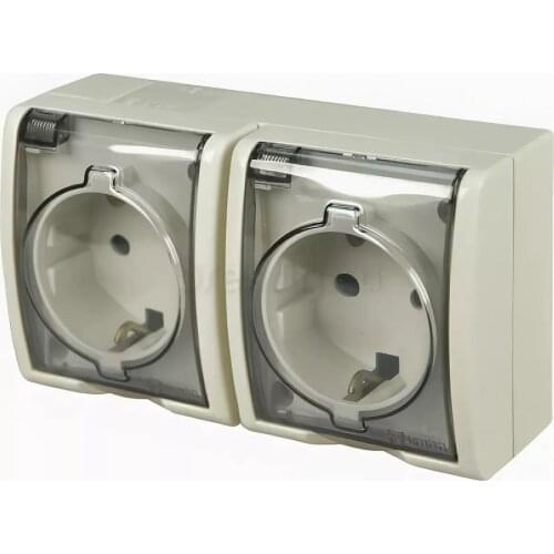 Simon Double Sockets