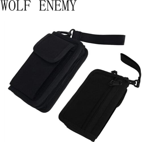 Tactical 600D Wallet Men Hand Bag Outdoor Camping Hiking EDC Pouch Smartphone Pocket for iphone6