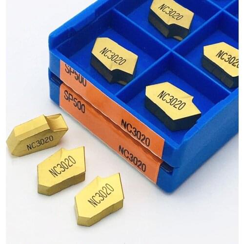 Lathe tool SP500 NC3020 slotting tool carbide blade metal turning tool SP 500 high quality blade