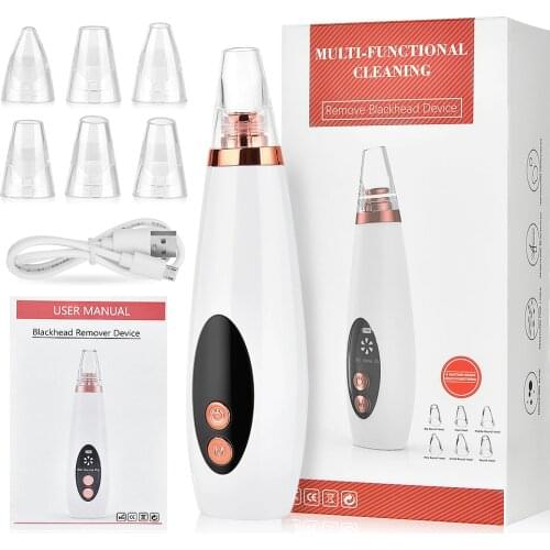 Vacuum Pore Cleaner Nose TZone Blackhead Remover Electric Cleanser Face Deep Pore Acne Pimple Removal Vacuum Suction Beauty Tool