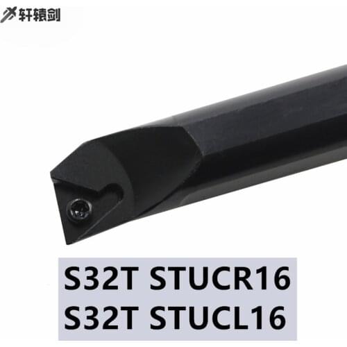 1PC S32T STUCL16 STUCR16 Lathe Frame Carbide Insert CNC Milling Tool Holder Turning Tool Drill Rod TCMT