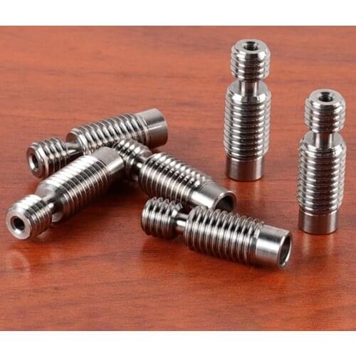 2 Pieces Of High Quality V6 Titanium Alloy Thermal Breaker For E3D V6 Hot End Heater Block 1.75 Mm Filament Smooth Printer Parts