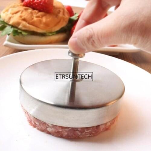 9.5cm Round Shape Hamburger Press Stainless Steel Pork Beef Meat Pie Burger Making Mold Kitchen Tools 30pcs