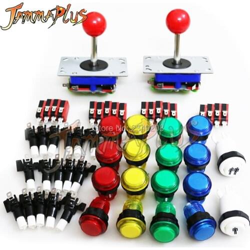 Jamma Mame Arcade cabinet DIY Parts for 12V led push button ZIPPY Joystick 1 & 2 player start button