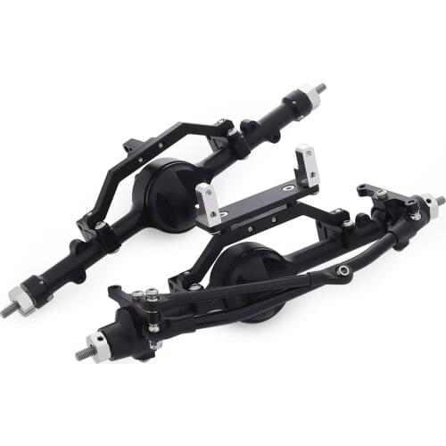 D90 CNC Aluminum Alloy Axle Front Rear One Set for 1/10 RC Crawler Car RC4WD Gelande II TF2 D110 Yota II