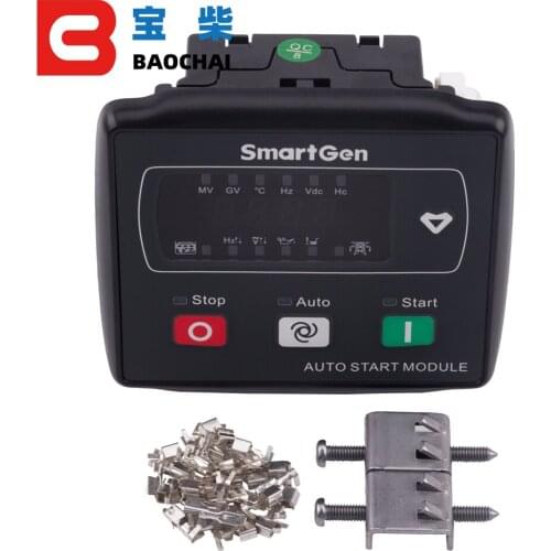 MGC120 small genset controller auto start stop ATS switching single genset modul LED display diesel generator parts
