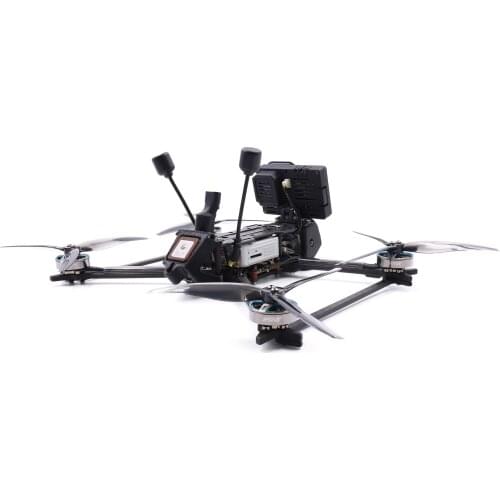 GEPRC Crocodile5 Baby LR Analog GEP-F722-35A AIO 600mW Caddx Ratel V2 BN228 GPS GR2004 2550KV 4S 5inch FPV Mini Long Range Drone