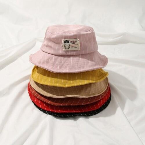 Fashion Bucket Hat Women Cartoon Letter Bucket Hat Unisex Fisherman Hats Men Women Cotton Street Hip Hop Fishing Cap Sun Trunk