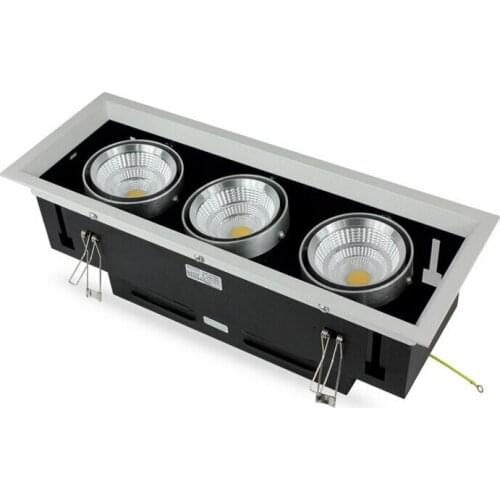 Wholesale price 10W 20W 30W LED Bean Pot Lights 85-265V recessed LED Grille Lamp high power LED Grid Light indoor led lighting