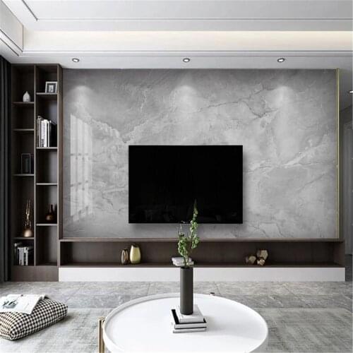 Milofi custom wall wallpaper mural gray marble pattern background wall