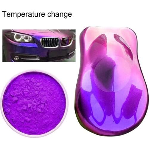 Chameleon Pigment Powder Car Paint Thermochromic Powder to Change Car Color Powder Acrylic Art Crafts Nail Decorations Powder