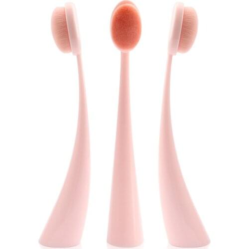 Saiantth Single makeup brushes Meniscus toothbrush foundation brush pink professional beauty tools cosmetic Can stand up