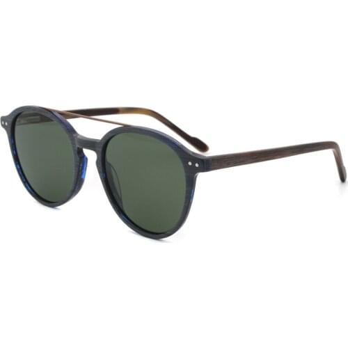 Sunglasses Female Round Frame Polarizer MST7181